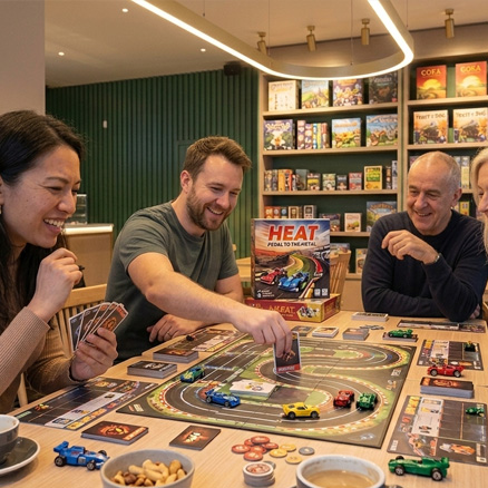 People enjoying a social gaming space